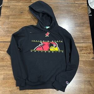 Champion Illinois State Sweatshirt with Hood. Size Small.
